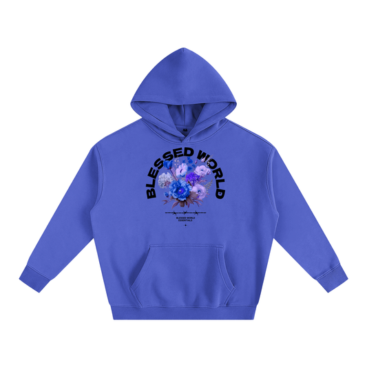 Blessed World Floral Oversized Hoodie