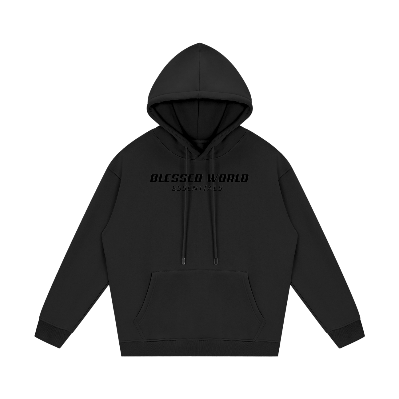 Blessed World Essentials Black Edition Hoodie