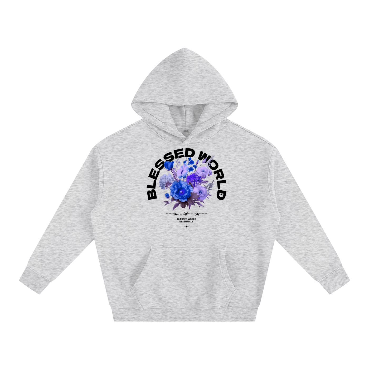 Blessed World Floral Oversized Hoodie