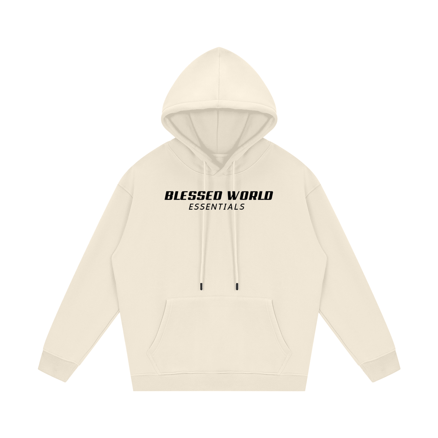 Blessed World Essentials Black Edition Hoodie
