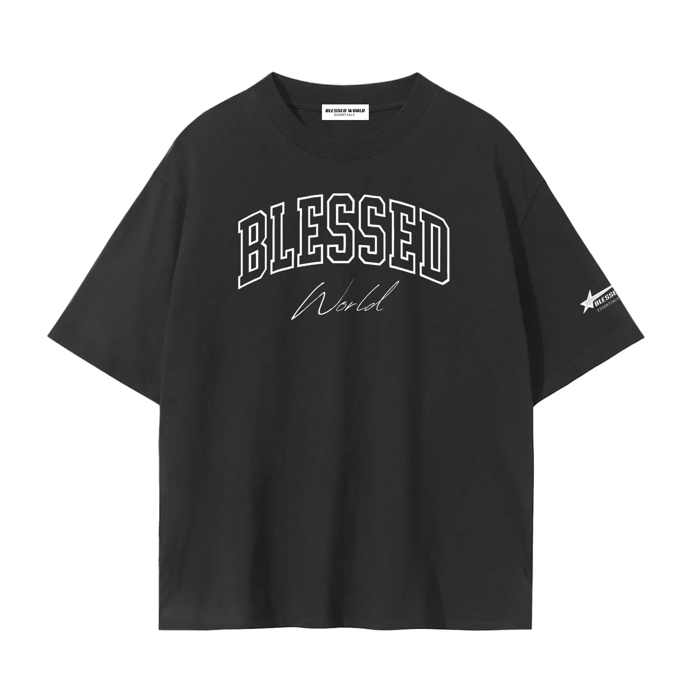 Blessed World Fitted T-Shirt