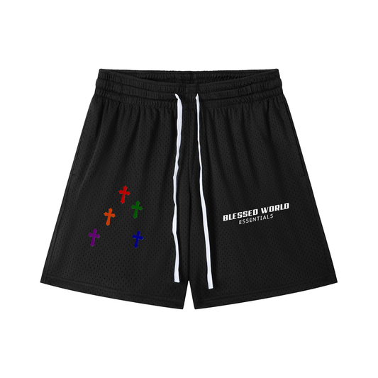 Cross Blessed World Essentials Mesh Shorts