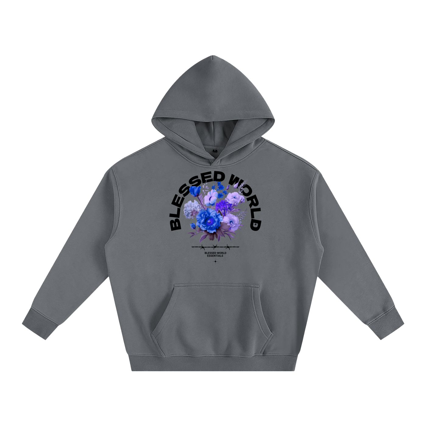 Blessed World Floral Oversized Hoodie