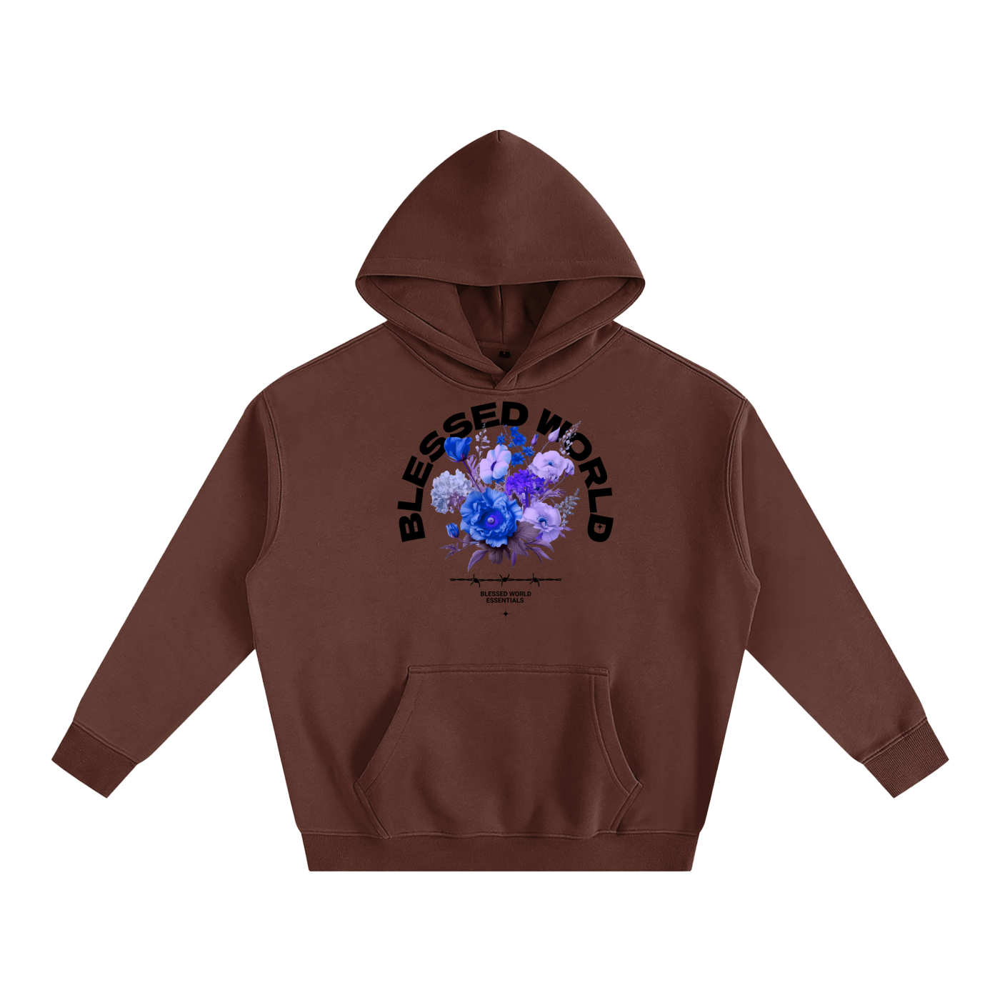 Blessed World Floral Oversized Hoodie